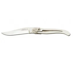Couteau Laguiole C. Dozorme Lame inox manche inox 11cm à cran intérieur