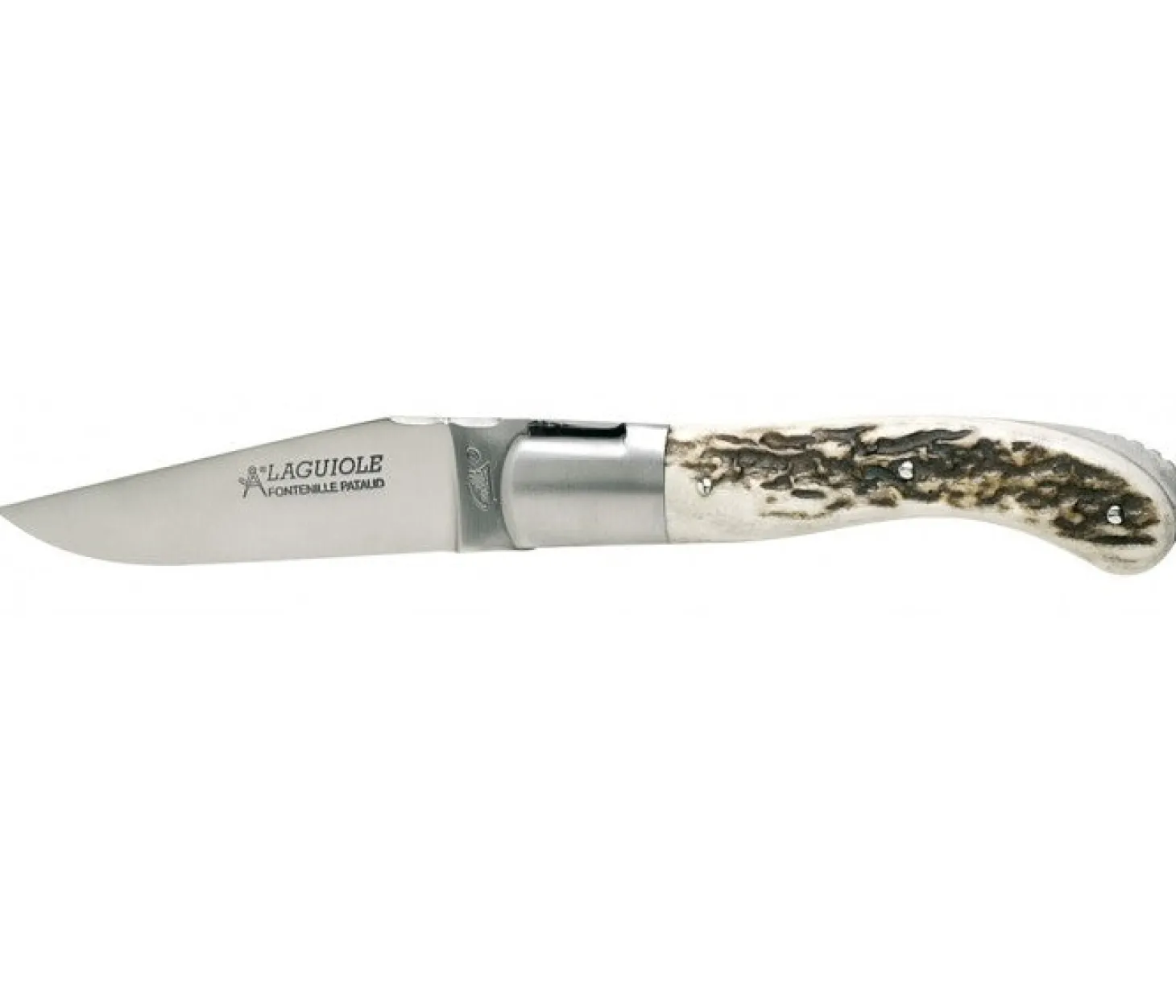 Couteau Laguiole GILLES, manche 13 cm cerf véritable