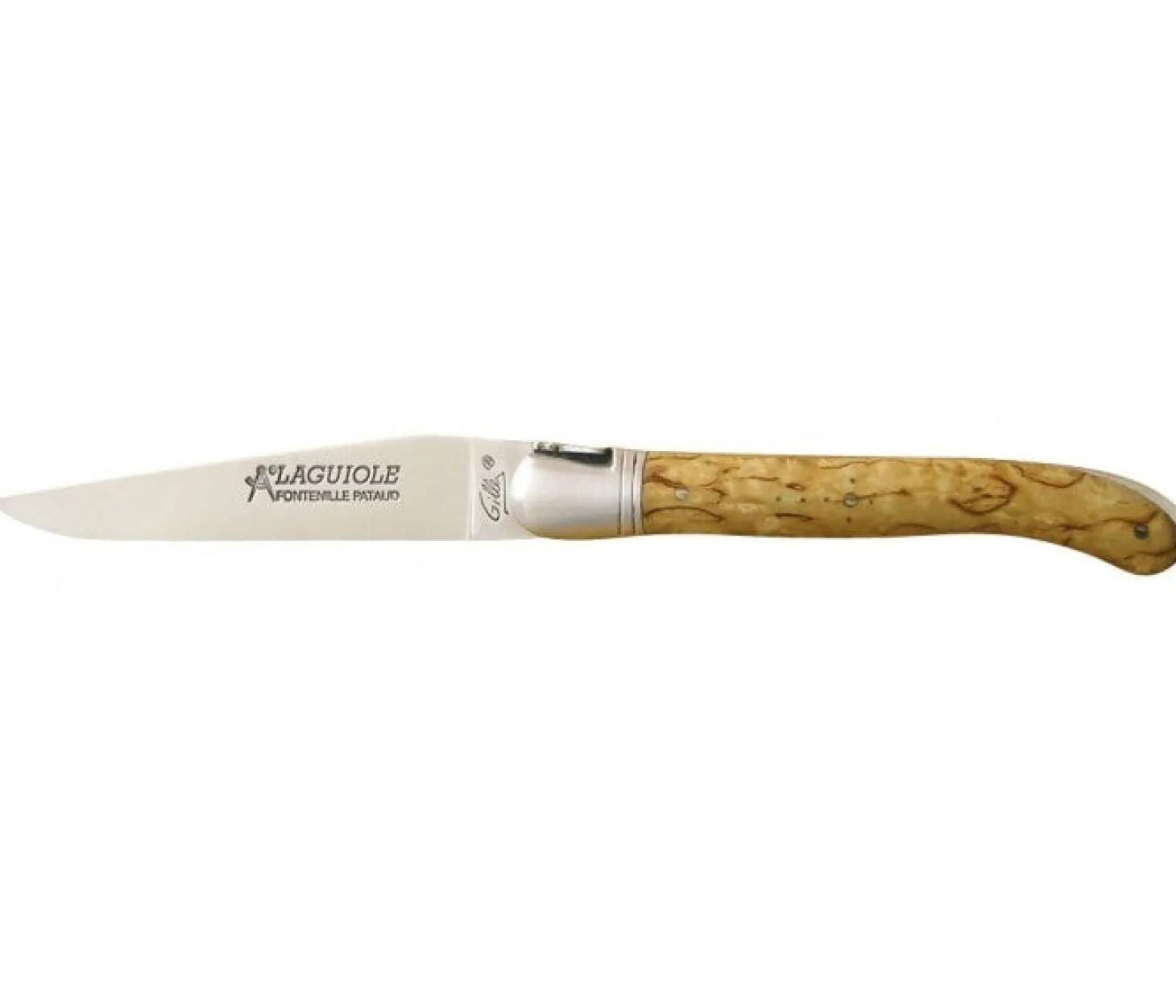 Couteau Laguiole GILLES, manche 12cm bouleau