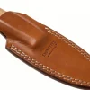 Couteau LionSteel B40.UL lame 10,3cm manche en bois d'olivier + étui en cuir