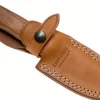 Couteau LionSteel M4.ST lame 9,5cm manche en bois de santal + étui en cuir
