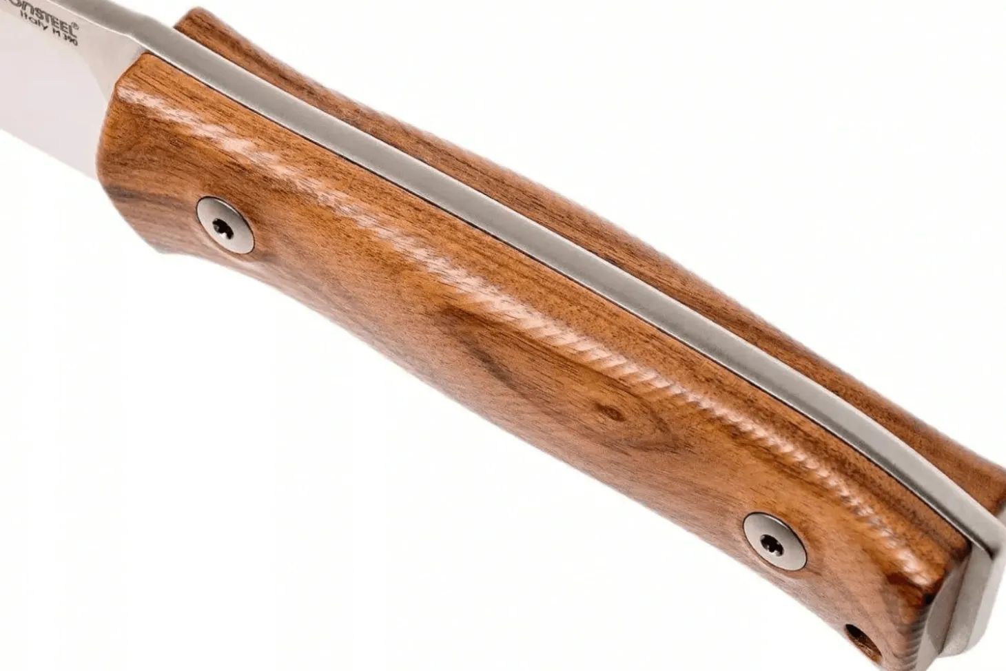 Couteau LionSteel M4.ST lame 9,5cm manche en bois de santal + étui en cuir