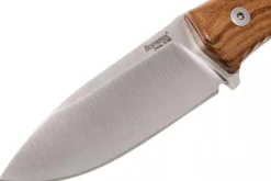 Couteau LionSteel M4.ST lame 9,5cm manche en bois de santal + étui en cuir