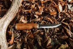 Couteau Marttiini Antler 546012 lame carbone 11cm manche bouleau + étui/coffret cadeau