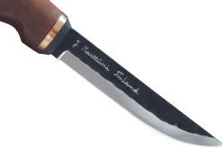 Couteau Marttiini Antler 546012 lame carbone 11cm manche bouleau + étui/coffret cadeau