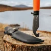 Couteau Marttiini Orange Martef 378024 lame 11cm manche caoutchouc + étui