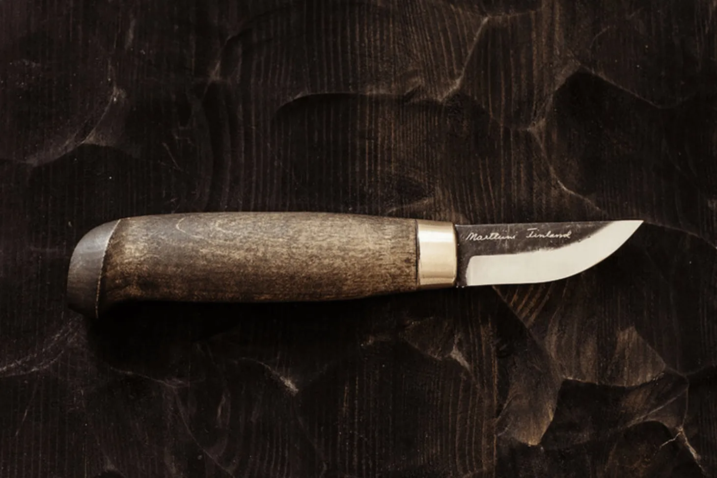 Couteau Marttiini Snappy 511020 lame 5,9cm manche bouleau + étui