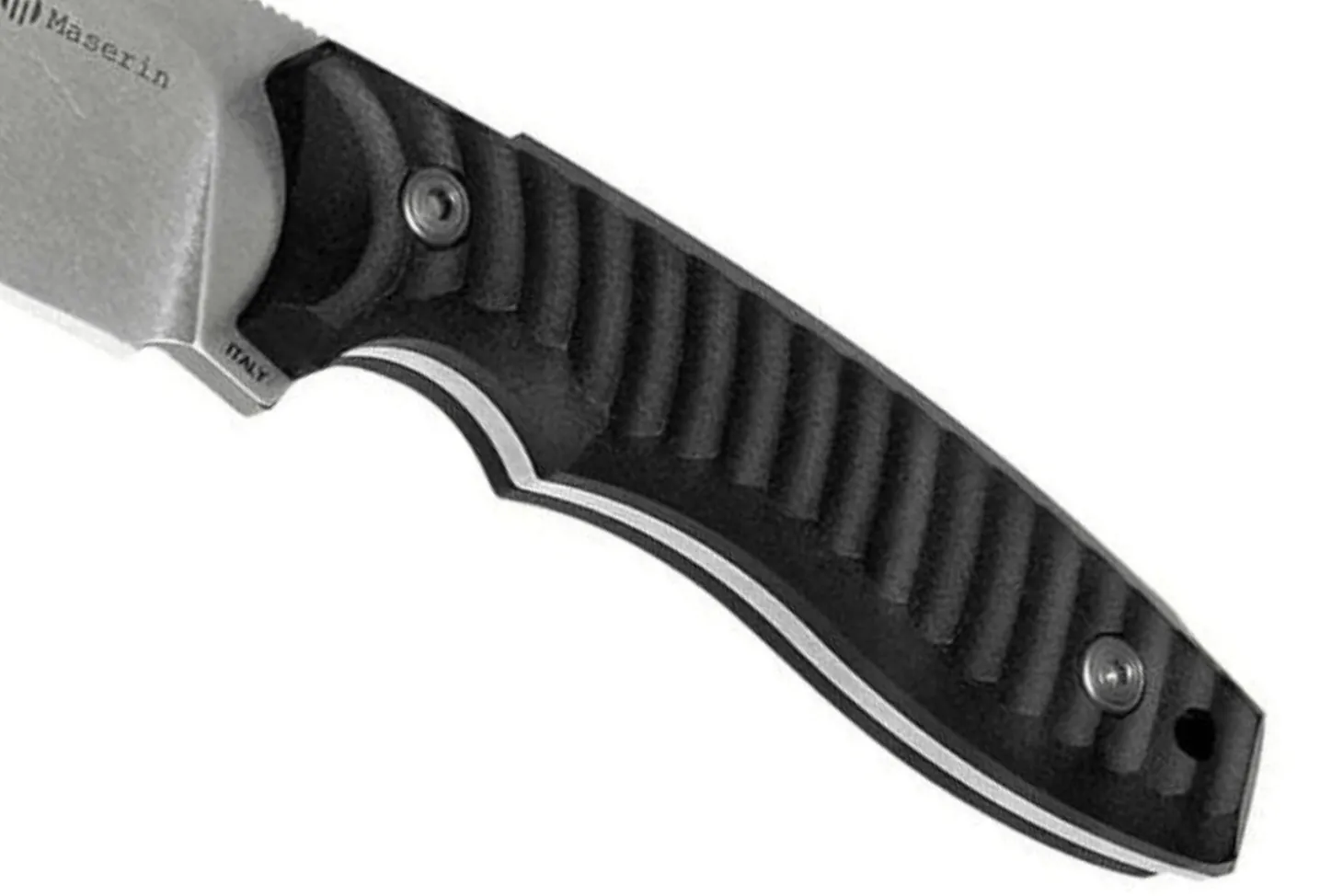 Couteau Maserin Leo 919.N lame 11,4cm manche en écailles de G10 + étui en kydex