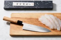 Couteau mioroshi deba 21cm japonais artisanal Tsunehisa WS2