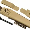 Couteau Mora Bushcraft Survival 13033 lame inox 10,9cm manche caoutchouc marron avec allume-feu + étui