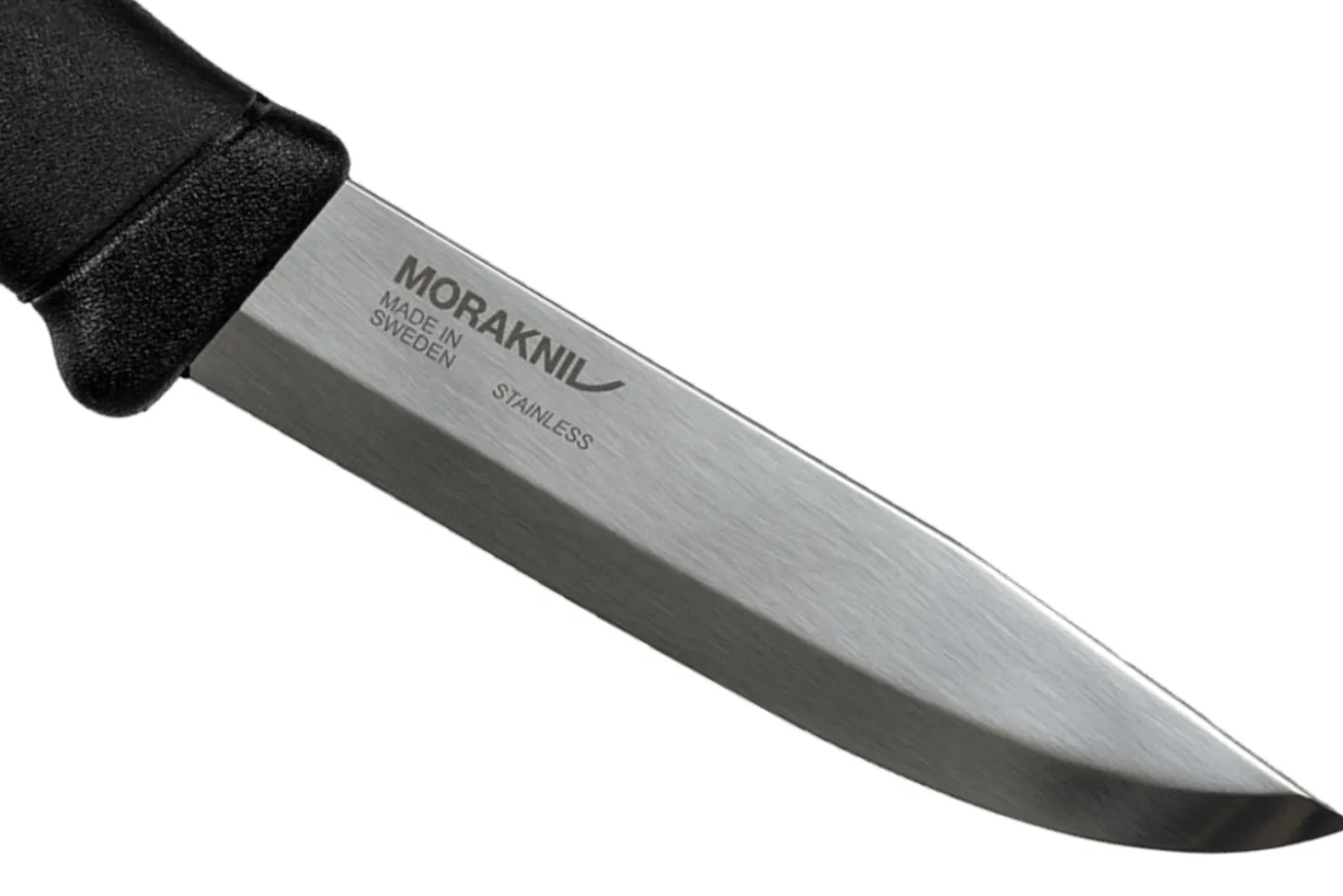 Couteau Mora Companion Heavy Duty 13158 lame inox 10,4cm manche caoutchouc noir + étui