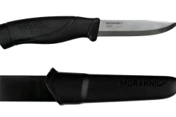 Couteau Mora Companion Heavy Duty 13158 lame inox 10,4cm manche caoutchouc noir + étui