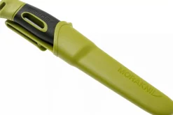Couteau Mora Companion Spark 13570 lame inox 10,4cm manche caoutchouc vert avec pierre à feu + étui