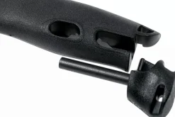 Couteau Mora Companion Spark 13567 lame inox 10,4cm manche caoutchouc noir avec pierre à feu + étui