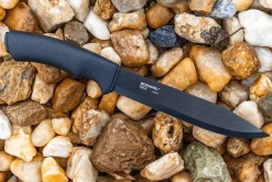Couteau Mora Pathfinder Noir 12355 lame carbone 17,2cm manche polypropylène noir + étui