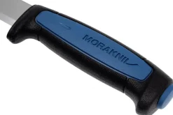 Couteau Mora Pro S 12242 lame inox 9,1cm manche caoutchouc bleu + étui