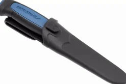 Couteau Mora Pro S 12242 lame inox 9,1cm manche caoutchouc bleu + étui