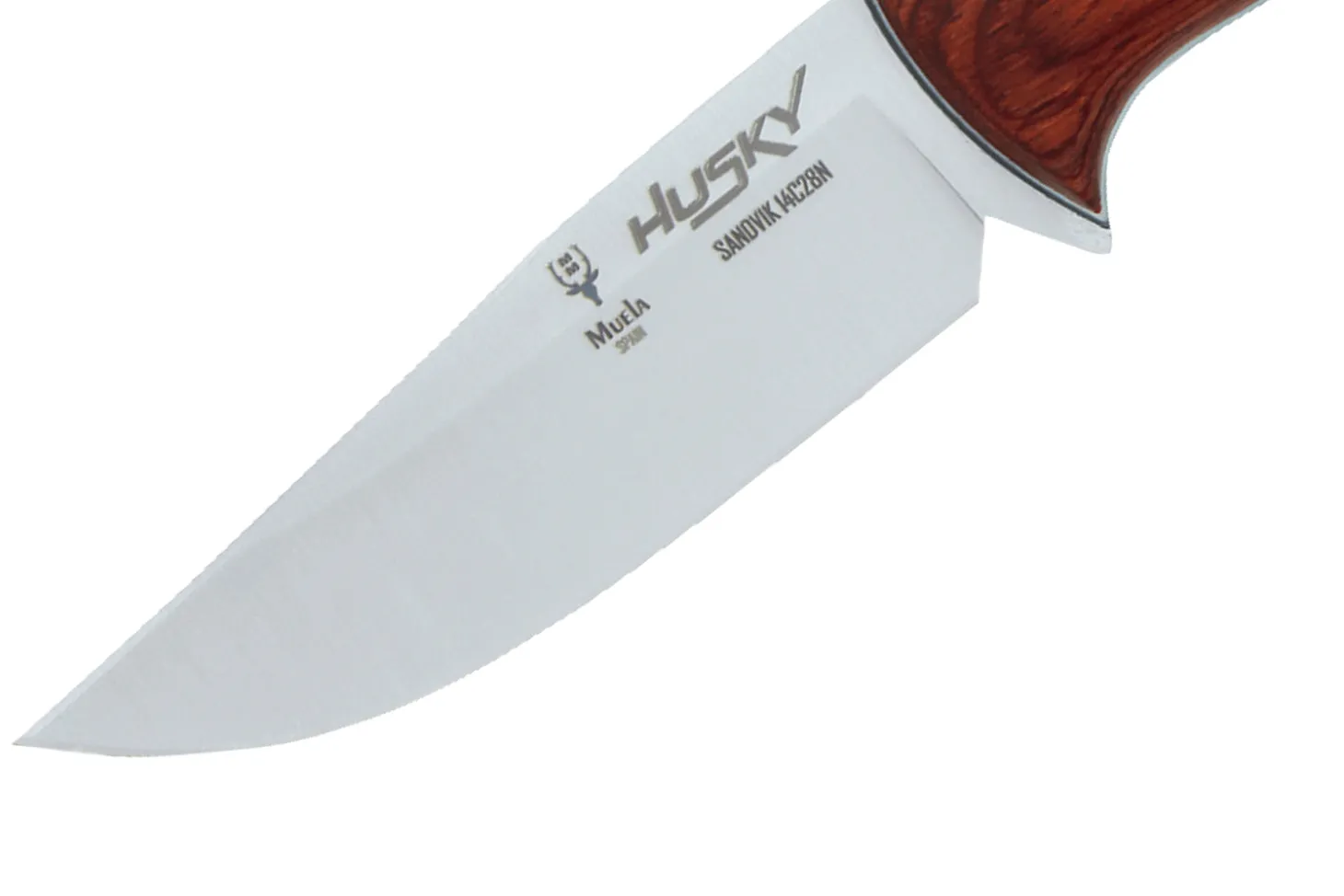 Couteau Muela Husky 9308 lame en inox 11cm manche en bois avec étui en cuir