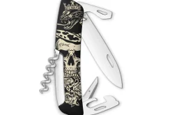 Couteau multifonction SWIZA D03 Dia de los muertos 11 fonctions 95mm