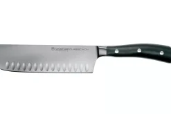 Couteau nakiri Classic Ikon Wüsthof forgé lame alvéolée 17cm