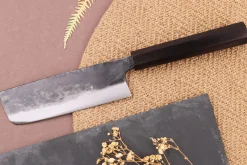 Couteau nakiri 12cm japonais artisanal Yuzo Shinju BS2