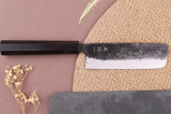 Couteau nakiri 12cm japonais artisanal Yuzo Shinju BS2