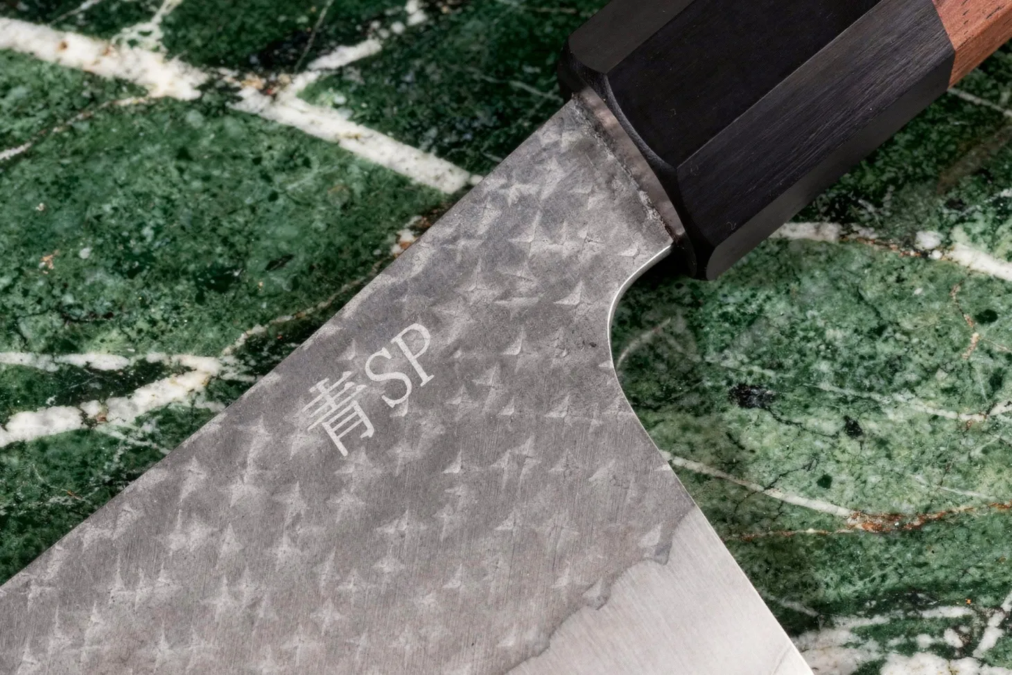 Couteau nakiri 16,5cm japonais artisanal Yu Kurosaki Kokusen AS martelé