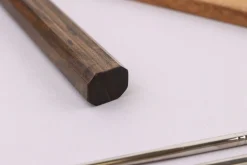 Couteau nakiri 16cm japonais artisnal Wusaki Hikari SLD manche bubinga