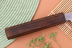 Couteau nakiri 16,5cm japonais artisanal Yuzo Enju Damas 440C