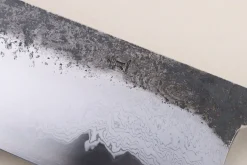 Couteau nakiri 16,5cm japonais artisanal Hado Sumi B1D manche en chêne