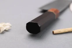 Couteau nakiri 16,5cm japonais artisanal Toshihiro Wakui Aogami 2 damas laminé