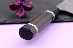 Couteau nakiri 16,5cm japonais artisanal Yuzo Kanko Damas SG2