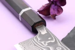 Couteau nakiri 16,5cm japonais artisanal Yuzo Kanko Damas SG2