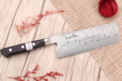 Couteau nakiri 16,5cm japonais artisanal Fujiwara Maboroshi