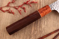 Couteau nakiri 17cm japonais artisanal Yuzo Akira Tsuchime VG10