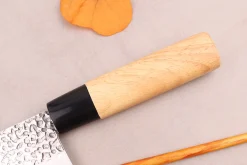 Couteau nakiri 17cm japonais Satake Cutlery Tsuchime en magnolia
