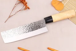 Couteau nakiri 17cm japonais Satake Cutlery Tsuchime en magnolia