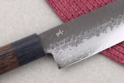 Couteau nakiri 13cm japonais Shizu Hamono Gen VG10 damas