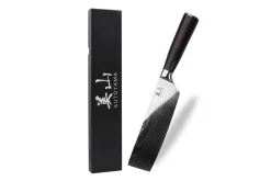 Couteau nakiri 17cm Kutoyama Black Pakka