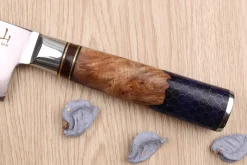 Couteau nakiri 17cm Kutoyama damas nid d'abeille