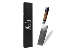 Couteau nakiri 17cm Kutoyama damas nid d'abeille