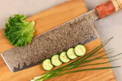 Couteau nakiri 17cm Sayuto Érable Damas 12Cr