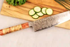 Couteau nakiri 17cm Sayuto Érable Damas 12Cr