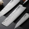 Couteau nakiri Fukito Desert Damas 67 couches 18cm