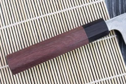 Couteau nakiri japonais artisanal Takeshi Saji R2 Nickel Damas 16,5cm