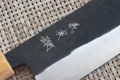 Couteau nakiri japonais artisanal Yoshimi Kato AS Brut 16,5cm