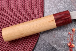 Couteau nakiri japonais artisanal Tsunehisa Aogami Super martelé 16,5cm
