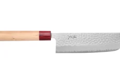 Couteau nakiri japonais artisanal Tsunehisa Aogami Super martelé 16,5cm