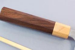 Couteau nakiri japonais artisanal Yoshimi Kato AS Nashiji 16,5cm