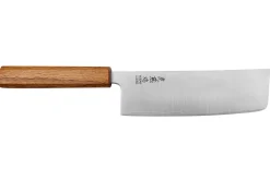 Couteau nakiri japonais artisanal Wusaki Migaki G3 16,5cm